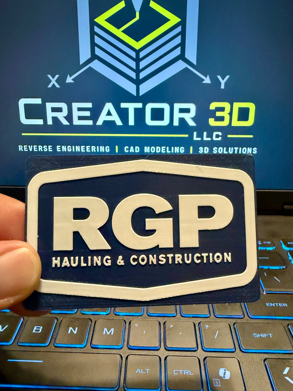 “TAP TO BUSINESS” | Custom 3D Printed NFC Business Card | Personalized Tap Card