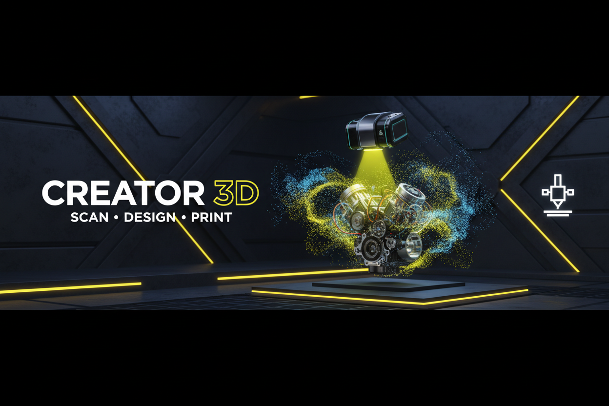 Creator 3D Hero Banner